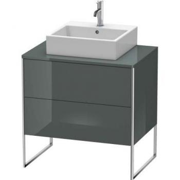 Duravit XSquare Waschtisch-Unterschrank 80x53,8x54,8cm, Graphit matt, 2 Auszüge