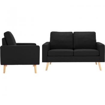 Poltrone Nero Avimac 2 pezzi