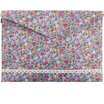 Sac à papeterie fleuri