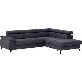 COTTA Ecksofa mit Bettfunktion und Kopfteilverstellung