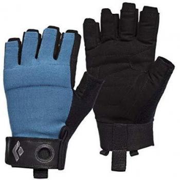Black Diamond Unisex Crag Halbfingerhandschuhe Kletter-Handschuhe, Klettersteig, Astral Blau, L