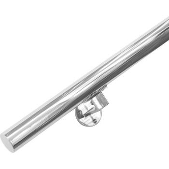 Rampe de sécurité inox 100 cm + 2 supports