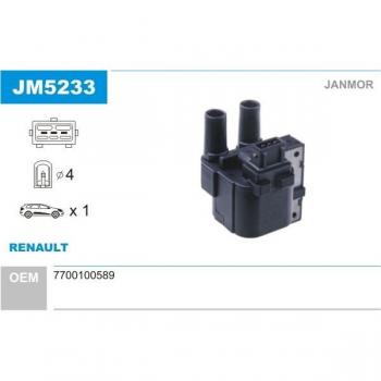 Bobine d'allumage RENAULT KANGOO I JM5233