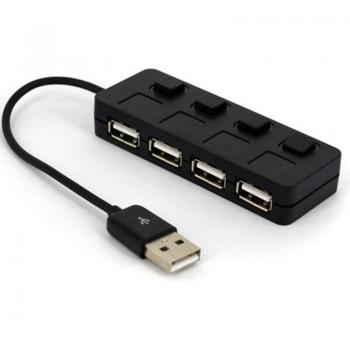 Hub USB 4 Puertos con Encendido LED por Puerto