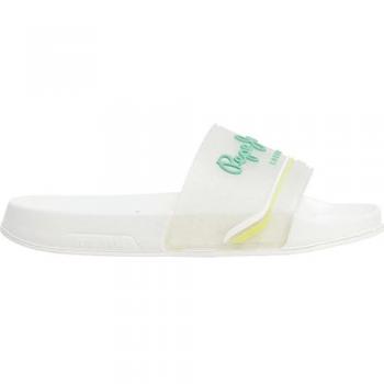 Ciabatte Donna Bianco Verde Pepe Jeans Slider Origin 39