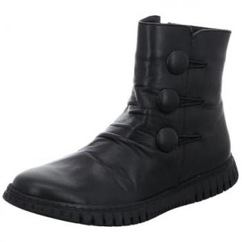 Gemini Damen Stiefel, Schwarz, 3 Zierknöpfe – Größe 38 (033503-02/009)