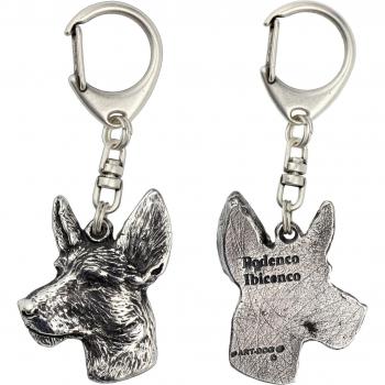 Art-Dog Silver-Plated Dog Keychain