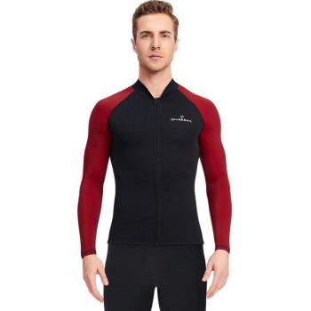 Traje de neopreno de 1,5mm para natación y surf con chaqueta de manga larga