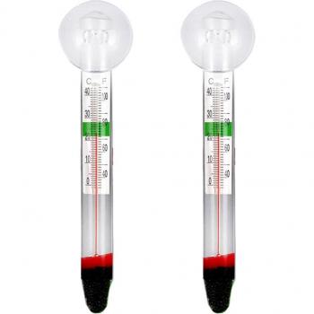 Glass Fish Tank Thermometer with Suction Cup