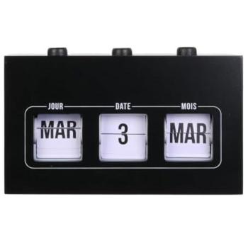 Calendrier Flip Flap Noir