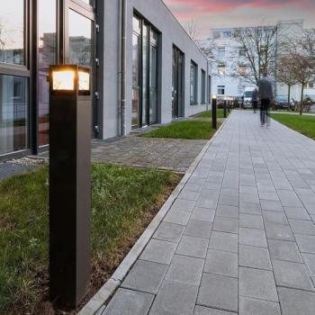 Dotlux WAY LED-Polllampe 20 cm, 7,5 / 15 W, 4000 K (IP54)