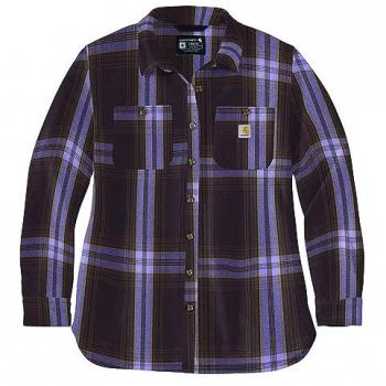 Carhartt Loose Fit Camicia da donna in Twill Porpora e Marrone XL