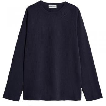 Armedangels Josuaa Waffle Herren Pullover – Bio Baumwolle, Blau, S