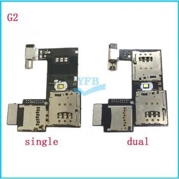 Ranura de tarjeta SIM para Motorola Moto G2/G3, soporte y cable flexible