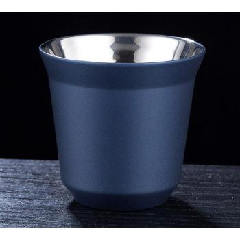 Taza de cerveza de acero inoxidable 304, 80ML, aislamiento térmico