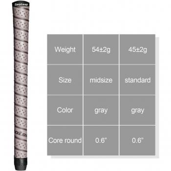Ensemble de Poignées de Golf Geoelap Standard/Moyenne, 8 pièces, 4 couleurs