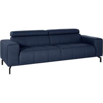2,5‑Sitzer Sofas DOMO COLLECTION Cunelli – Dunkelblauer Komfort mit 6‑facher Kopfteilverstellung