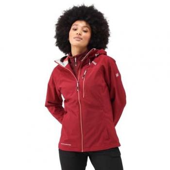 Regatta Women's Britedale Waterproof Jacket Rumba Red, Size: 10