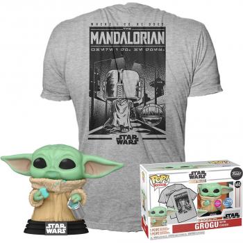 Pop! y T-shirt Star Wars: El Mando y el Huevo de Cookie