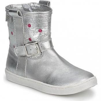 Pinocchio Girls' Silver Mid Calf Boots