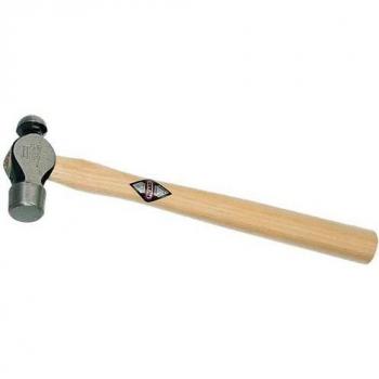Martillo de cerrajero de 450 g con mango de madera de fresno