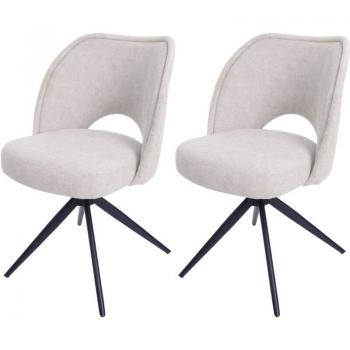 Sillas de Comedor con Retorno Automático HHG 597 – Color Crema