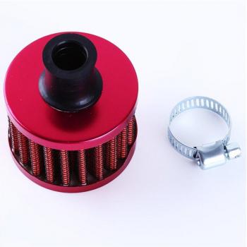 Interfaz de Filtro de Aire Frío 12mm para Coche con Cono y Respiro de Turbo