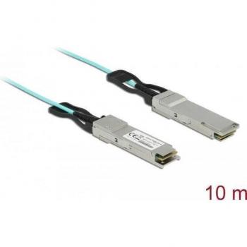 Cavo QSFP+ Attivo 10 m DeLOCK Colore acqua