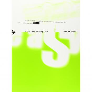Flûte Jim Snidero Easy Jazz Conception – Pack Études et CD Accompagnement