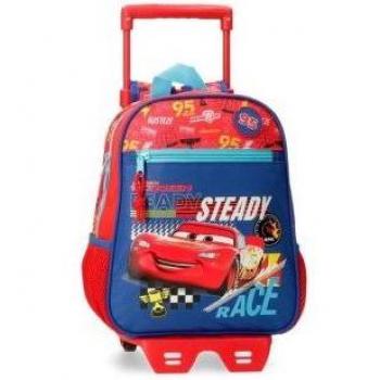 Zaino preescolare Disney Cars Iniziamo la Corsa Rosso