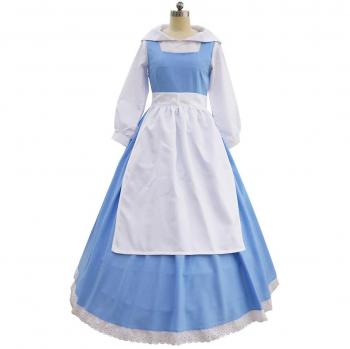 Vestido de Fiesta de Belle Azul para Mujer, La Bella y la Bestia, Talla M