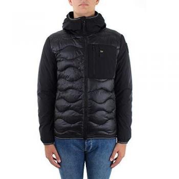 Blauer Giubbotto a Piuma Ovatta Imbottito 999 Nero 2XL Uomo