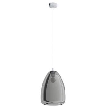 Crystal Edge Chrome Pendant, Vaporized Transparent Shade