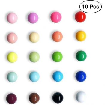Colorful Spherical Office Magnets for Calendars and Whiteboards