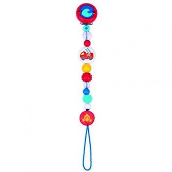 BabyBlick Heimess Saugerkette Rot/Blau