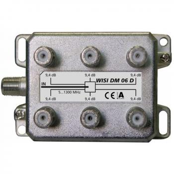 WISI 6‑facher DM 06 D Verteilerschaltkreis – 5 – 1300 MHz, 9,4 dB +10 dB