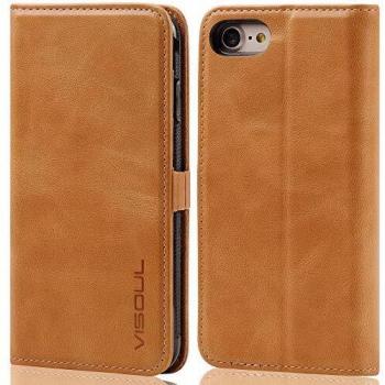 IPhone 7/8/SE 2020 Magnetic Closure Wallet Case by VISOUL – Yellow