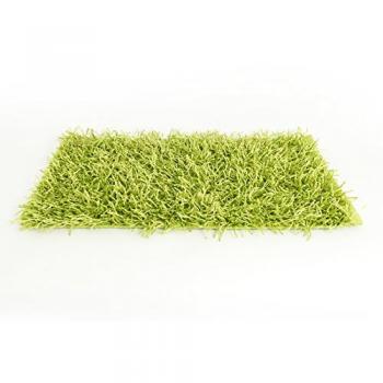 Tappeto Shaggy per Cucina e Salotto, Verde Acido, 100x150 cm