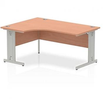 Impulse Contract Left Hand Crescent Cable Managed Leg Desk