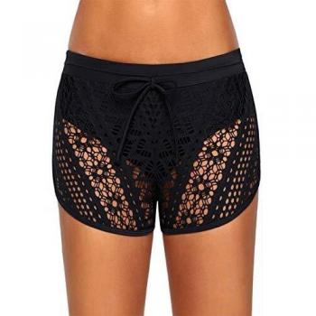 Ocean Plus Pantaloncini da Bagno con Gonna e Pizzo per Donna