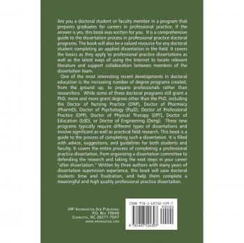 Completing a Professional Practice Dissertation