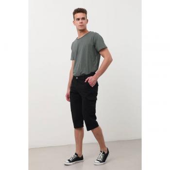 Pantalon Cargo Noir pour Hommes Estefan Capri 32
