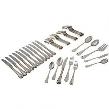 Set da Cucina French Perle Lenox, 65 pezzi in metallo