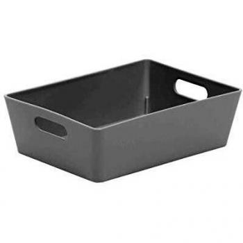 Wham Rectangular Storage Basket Cool Grey