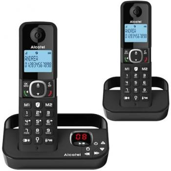 Alcatel F860 Twin DECT Cordless Phone with Call Block and Answer Machine 33704J