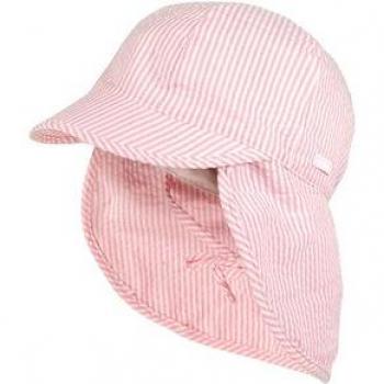 Berretto Maximo S rosa con protezione del collo fiorito