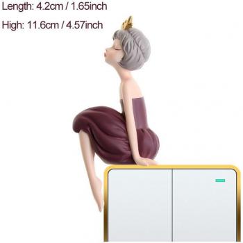 Etiquetas de pared chica para enchufes