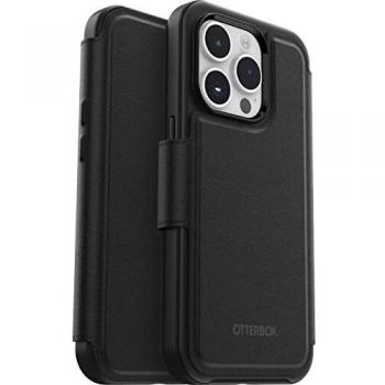 Support de téléphone OtterBox MagSafe pour iPhone 14 Pro, douceur au toucher avec 3 fentes, solide aimanté, noir