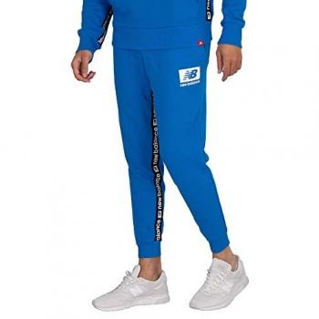 Men's Blue Stretch Waist Fleece Track Pants LSB Cotton (MP13508) Small