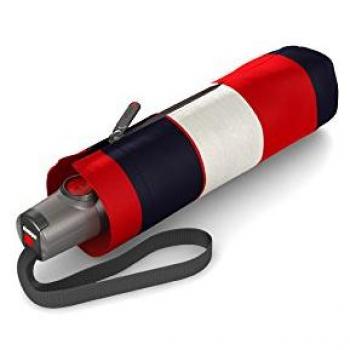 Rotstreifener Knirps T.100 Small Duomatic Schirm für die Tasche